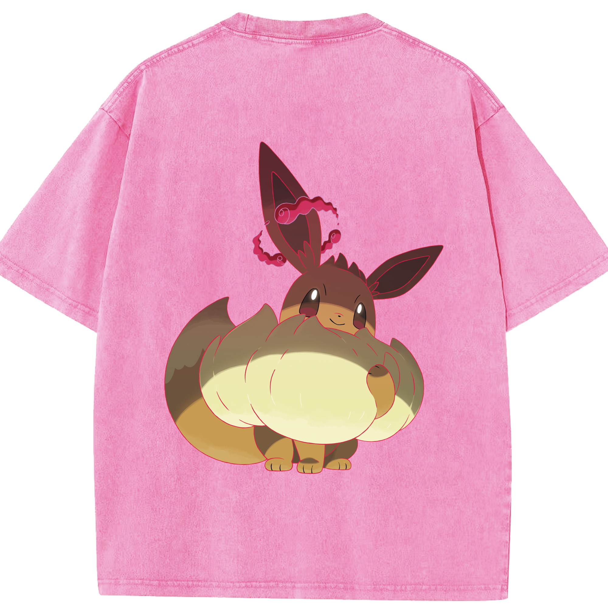 （画像用） ポケットモンスター Pokémon 綿100% ヴィンテージ風 半袖Tシャツ（背面プリント）